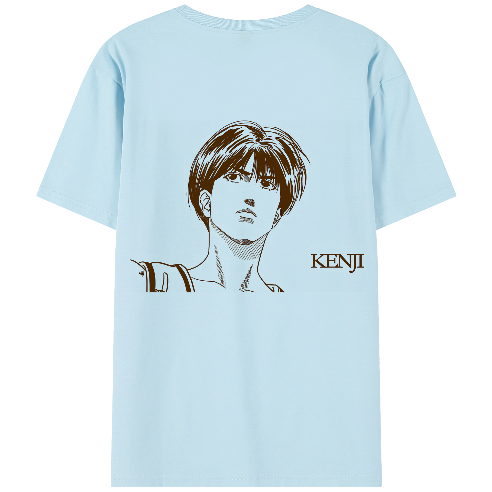 SLAM DUNK／スラムダンク 綿100％半袖Tシャツ（背面プリント）